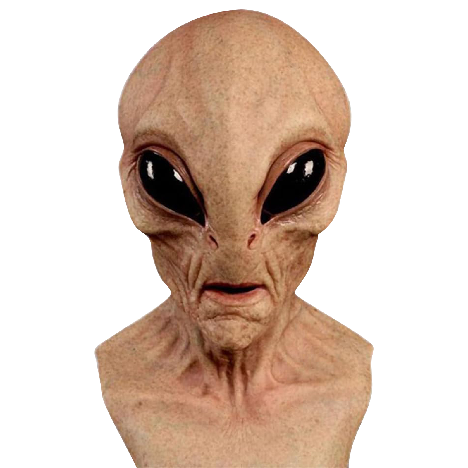 Latex Alien Mask Realistic - قناع مخلوق فضائي مضحك من اللاتكس،