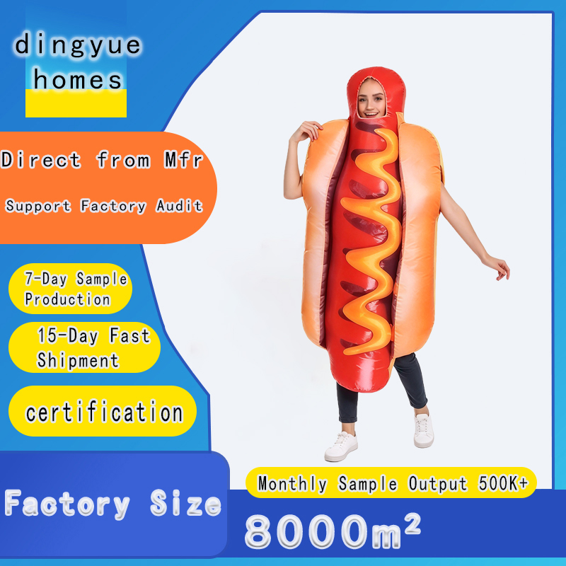 Costumes - زي هوت دوج للبالغين، زي تنكري