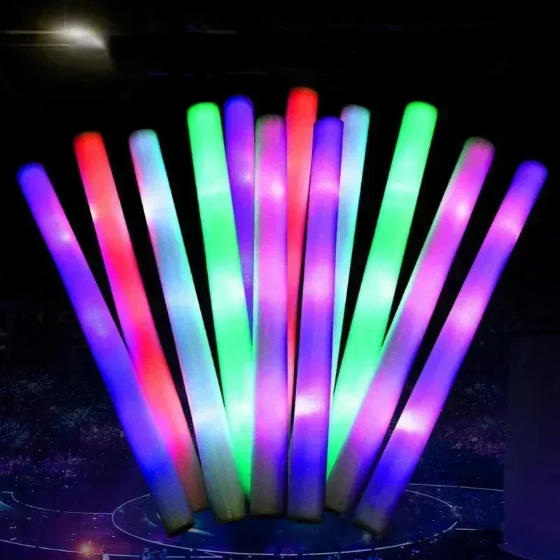 5/10/30 قطعة عصي مضيئة من الفو - مراجعة Flashing Led Foam Sticks Party وسعره