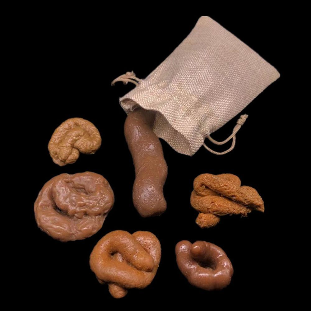 مجموعة من 6 قطع من محاكاة البر - مراجعة Fake Poop Gag Gift وسعره